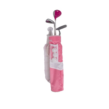 MERCHANTS OF GOLF Tour X 3 Piece Tube Pink 5 and Under Golf Set SZ 0 20310